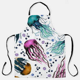 Hand drawn illustration. Seamless pattern. Digital Apron