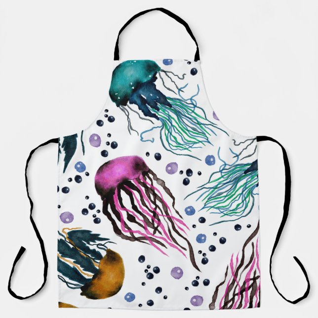 Hand drawn illustration. Seamless pattern. Digital Apron (Front)