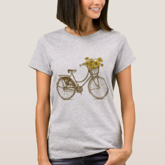 Hand-drawn illustration Vintage Bicycle T-Shirt