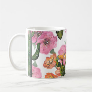 Hand drawn illustration. Watercolor drawing. Cute Coffee Mug
