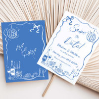 Hand Drawn Illustrations Scribble Doodles Wedding 