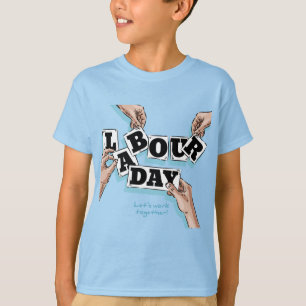 Hand drawn labour day - Lets work together T-Shirt