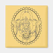 Hand Drawn—Lakshmi, Hindu Goddess.