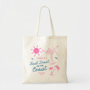 Hand-Drawn Last Toast Beach Bachelorette Tote Bag