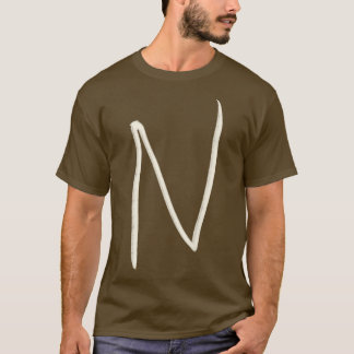 Hand Drawn Letter N T-Shirt