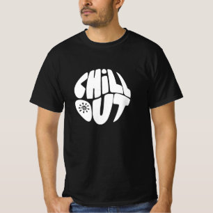 Hand drawn lettering phrase in the shape of a ball T-Shirt