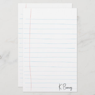 Hand Drawn Lined Paper