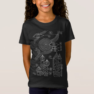 Hand Drawn Lines By EDDArt - Come together 2 T-Shirt