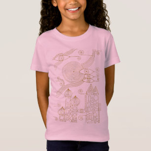Hand Drawn Lines By EDDArt - Come together 3 T-Shirt
