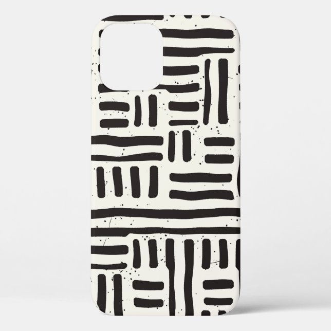 Hand-drawn lines, grungy seamless texture. Case-Mate iPhone case (Back)