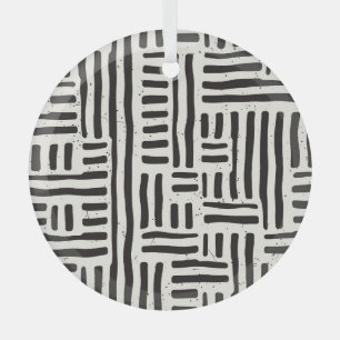 Hand-drawn lines, grungy seamless texture. glass tree decoration