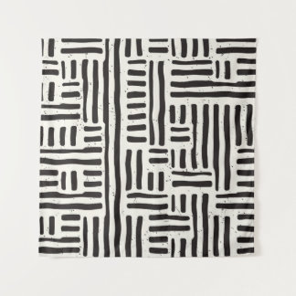 Hand-drawn lines, grungy seamless texture. tapestry