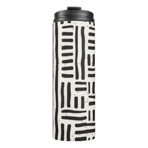 Hand-drawn lines, grungy seamless texture. thermal tumbler