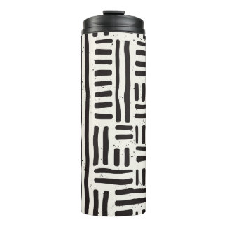 Hand-drawn lines, grungy seamless texture. thermal tumbler