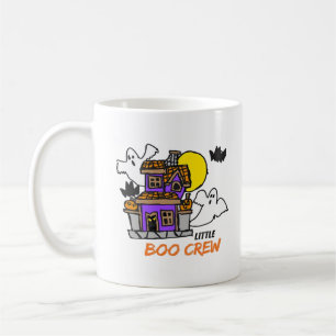 Hand Drawn Little Boo Crew Halloween Coffee Mug