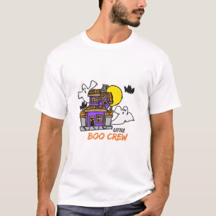 Hand Drawn Little Boo Crew Halloween T-Shirt