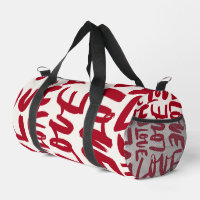 Hand-Drawn Love Pattern Playful Modern Romantic