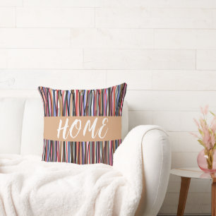 Hand drawn magic painting in multicolor Stylish Cushion