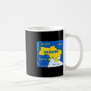Hand Drawn Map Of Ukraine Coffee Mug