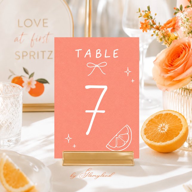 Hand Drawn Minimalist Table Number (Creator Uploaded)