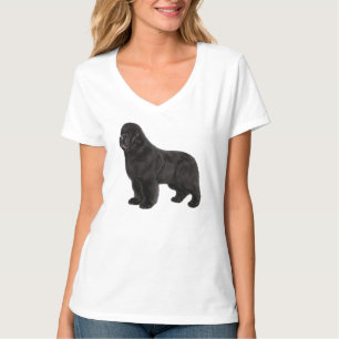 Hand Drawn Newfoundland Dog Artwork T-Shirt