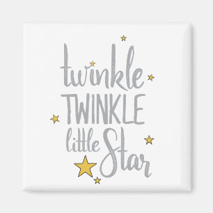 Hand Drawn Nursery Rhymes Image Twinkle Twinkle Magnet