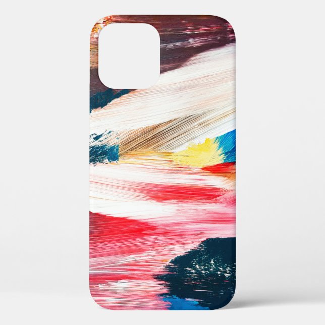 Hand drawn oil painting. Abstract art background.  Case-Mate iPhone Case (Back)