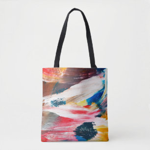Hand drawn oil painting. Abstract art background. Tote Bag