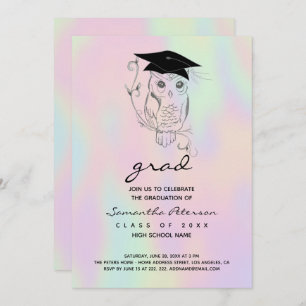 Hand Drawn Owl Invitation