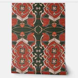 Hand drawn persian carpet wallpaper