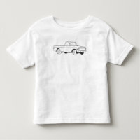 Hand-drawn Pick-Up Truck Toddler T-Shirt