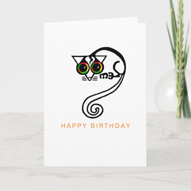 Hand drawn POSSUM - Wildlife - Nature - Australia Card (Front)