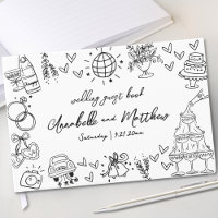 Hand Drawn Quirky Whimsical Wedding