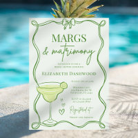 Hand Drawn Retro Margs & Matrimony Bridal Shower