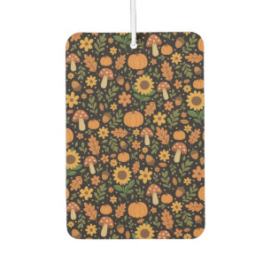 Hand Drawn Rustic Fall Pattern Air Freshener