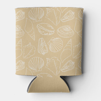 Hand-drawn Sandy Shells Cooler