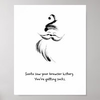 Hand-Drawn Santa Claus quote