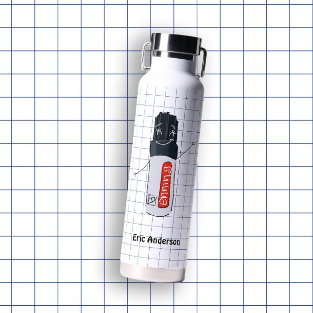 Hand Drawn School Supplies Marker Water Bottle (Hand Drawn School Supplies Marker Water Bottle
)