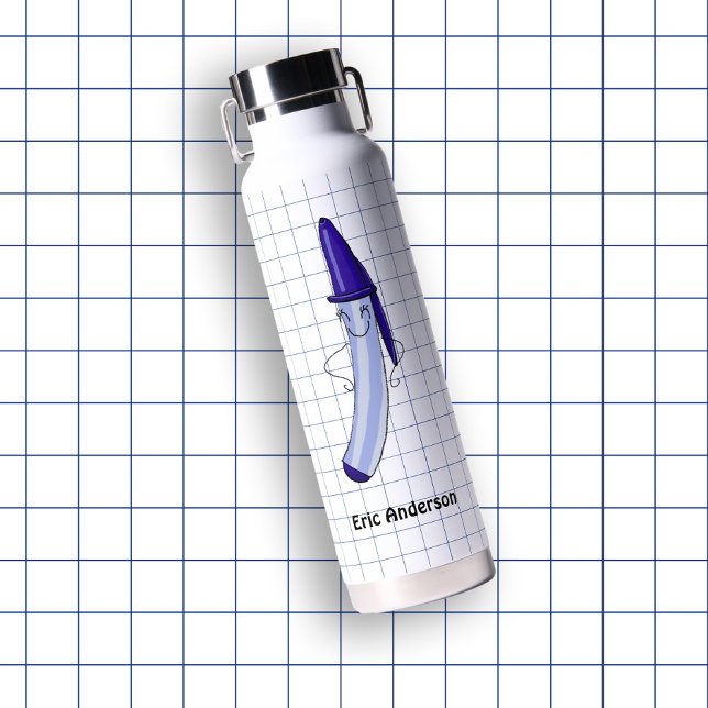 Hand Drawn School Supplies Pen Water Bottle (Hand Drawn School Supplies Pen Water Bottle
)
