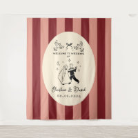 Hand Drawn Scribble Wedding Welcome Sign