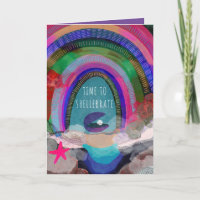 Hand Drawn Sea Shell Bright Colourful Celebrate