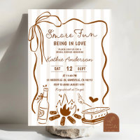 Hand Drawn Smore Bridal Shower Invitation