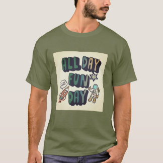 Hand Drawn Spaceman Design For T Shirt