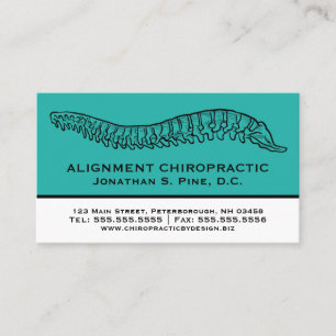 Hand Drawn Spine Chiropractor Appointment Cards