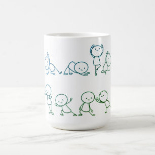 Hand-Drawn Stickman Collection Coffee Mug
