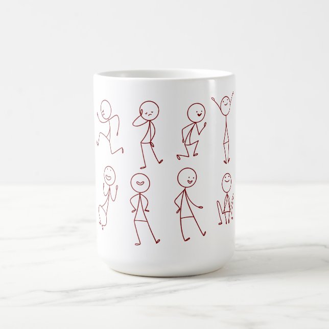 Hand-Drawn Stickman Collection Mug (Center)