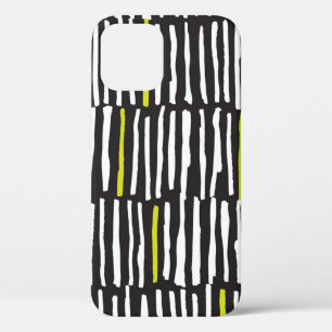 Hand Drawn Stripes: Vintage Pattern. iPhone 12 Case