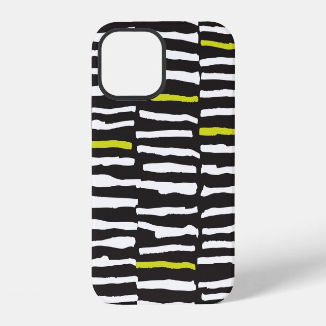 Hand Drawn Stripes: Vintage Pattern. iPhone Case (Back)