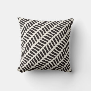 Hand drawn style seamless pattern. Abstract geomet Cushion