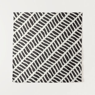 Hand drawn style seamless pattern. Abstract geomet Tapestry